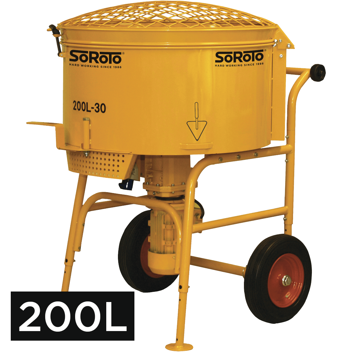200 liter betonmischer